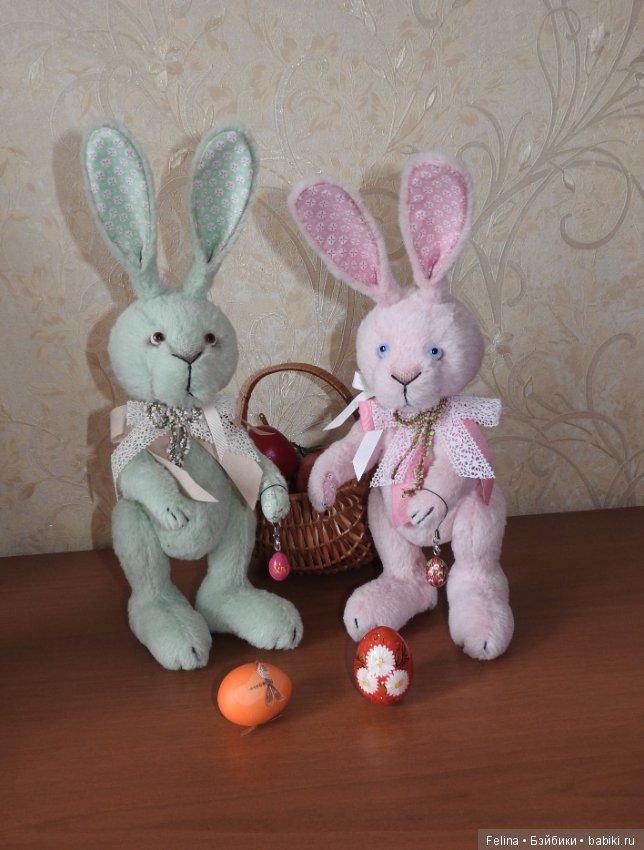 Поздравление с прекрасной Пасхой! Коллекционные куклы Kidz'n'Cats и пасхальные зайцы Ольги Кузиной