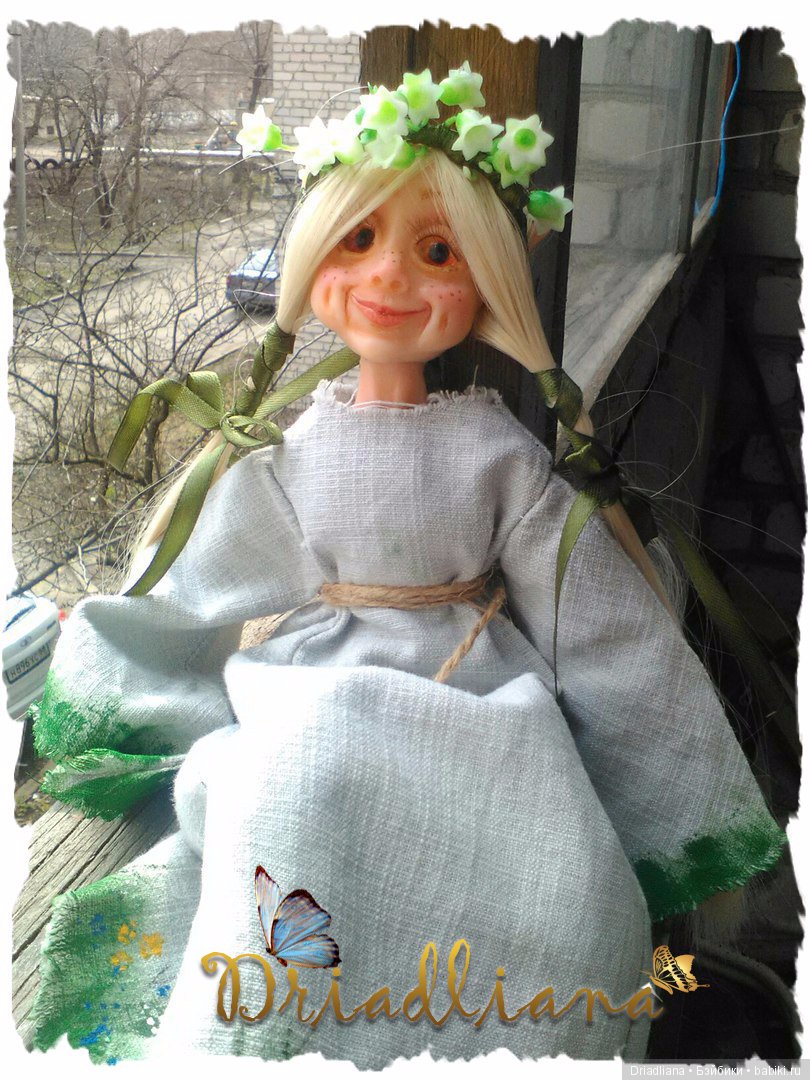 Авторская кукла Дриадка "Веснянка" (фото 2)