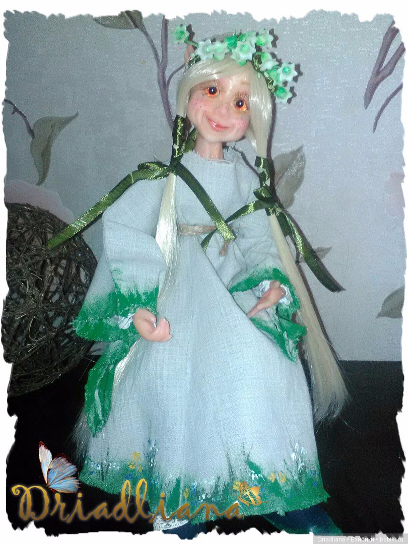 Авторская кукла Дриадка "Веснянка"