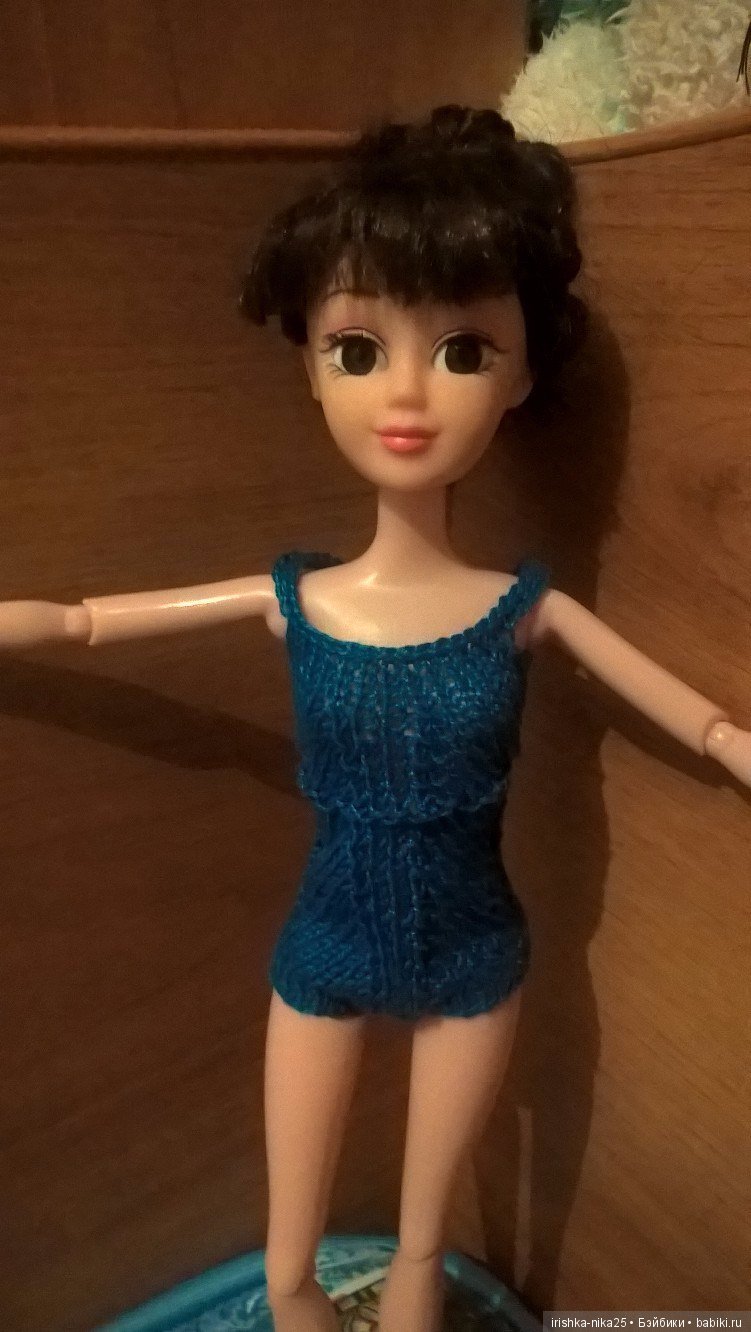 Вязание спицами одежды для кукол ЭАХ (фото 6)