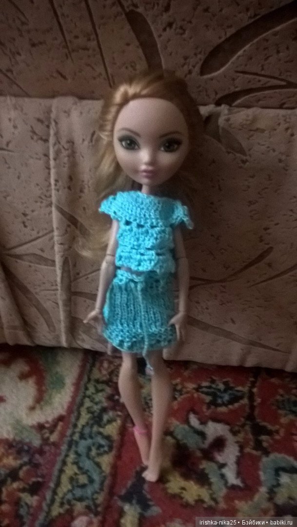 Вязание спицами одежды для кукол ЭАХ (фото 4)