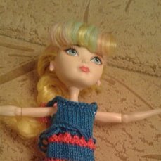 Вязание спицами одежды для кукол ЭАХ