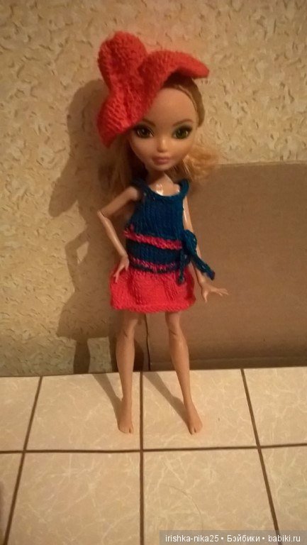 Вязание спицами одежды для кукол ЭАХ