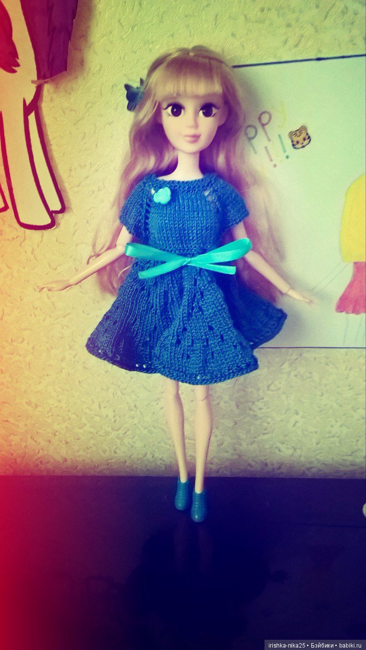 Вязание спицами одежды для кукол ЭАХ