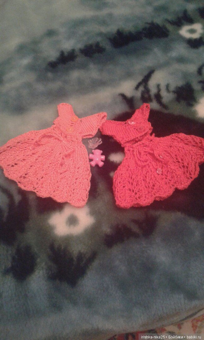 Вязание спицами одежды для кукол ЭАХ