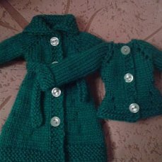 Вязание спицами одежды для кукол ЭАХ