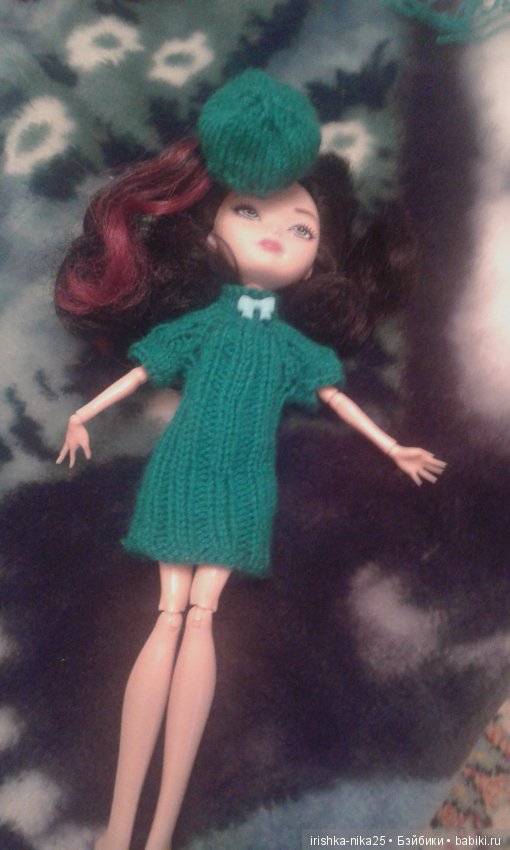 Вязание спицами одежды для кукол ЭАХ (фото 9)