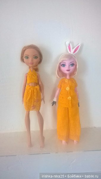 Вязание спицами одежды для кукол ЭАХ