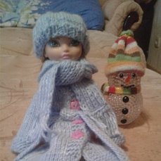 Вязание спицами одежды для кукол ЭАХ