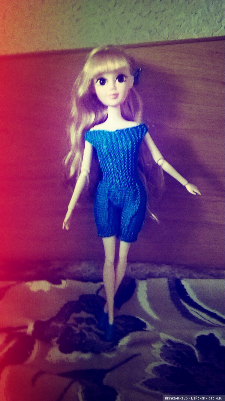 Вязание спицами одежды для кукол ЭАХ
