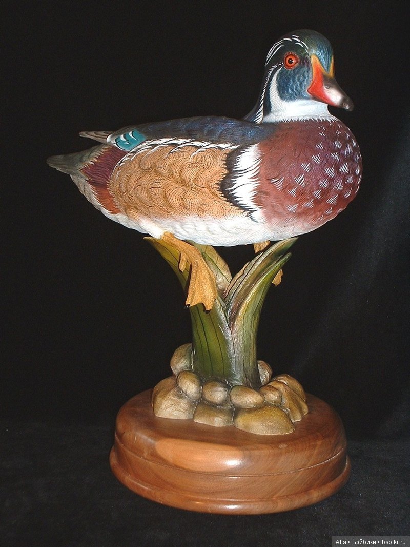 Деревянные скульптуры птиц от скульптора Tim McEachern