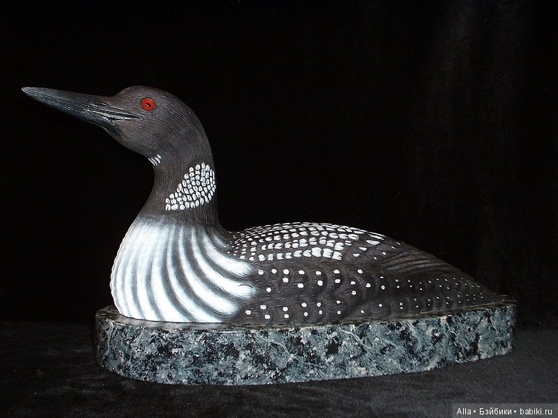 Деревянные скульптуры птиц от скульптора Tim McEachern