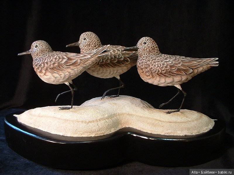 Деревянные скульптуры птиц от скульптора Tim McEachern