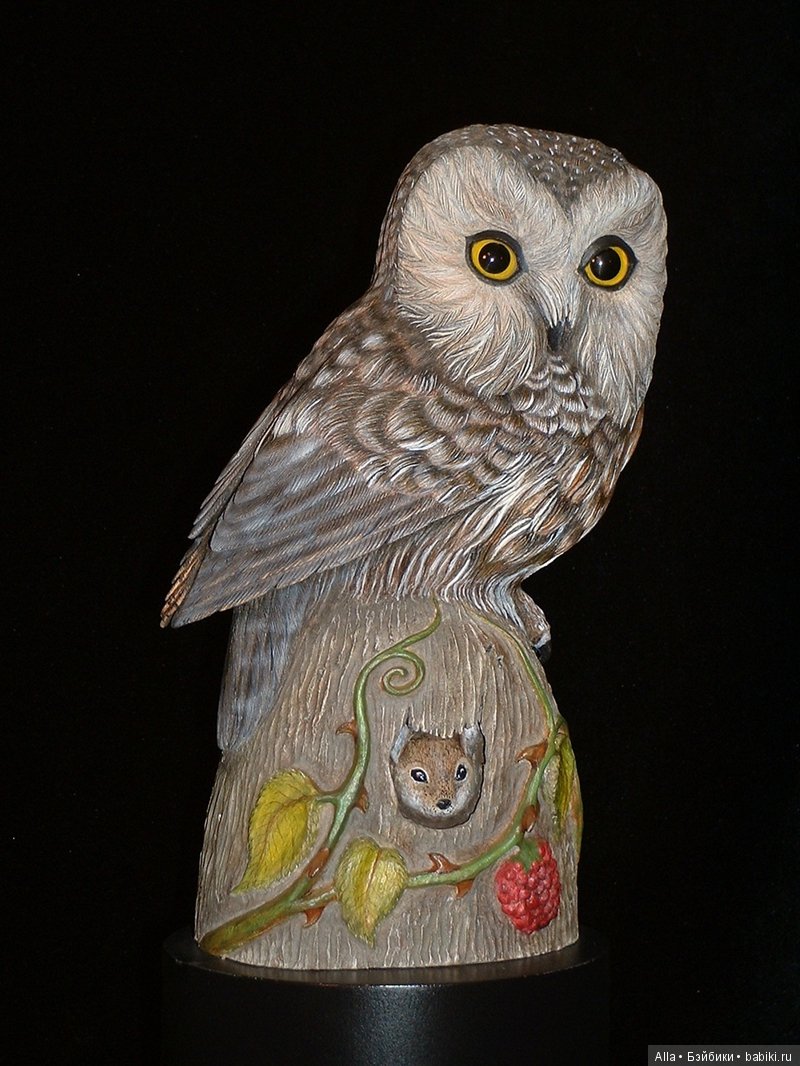 Деревянные скульптуры птиц от скульптора Tim McEachern