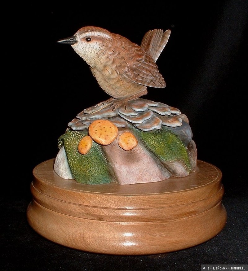 Деревянные скульптуры птиц от скульптора Tim McEachern