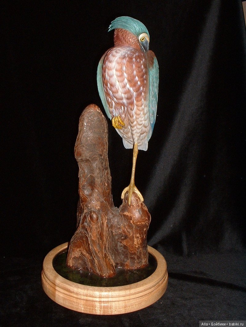 Деревянные скульптуры птиц от скульптора Tim McEachern