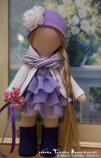 Текстильные интерьерные куклы ручной работы