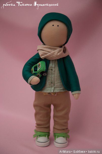 Текстильные интерьерные куклы ручной работы (фото 9)