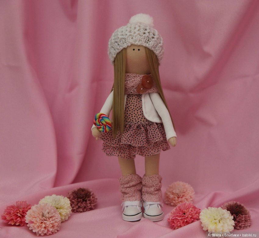 Текстильные интерьерные куклы ручной работы (фото 6)
