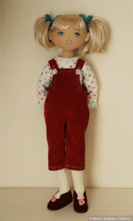 Текстильные интерьерные куклы ручной работы