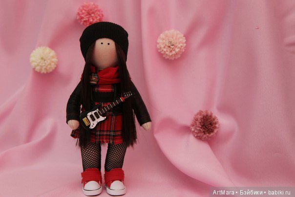 Текстильные интерьерные куклы ручной работы (фото 5)