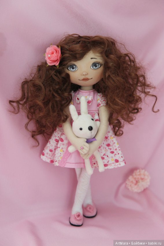 Текстильные интерьерные куклы ручной работы