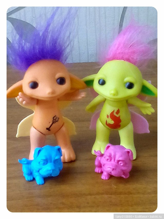 Малыши Тролли — Интересные игрушки и фигурки (разное): редкие