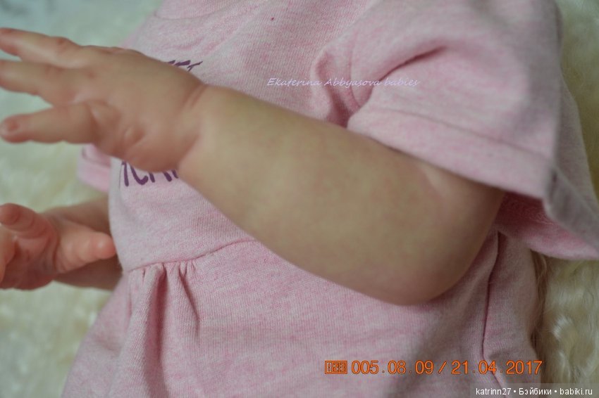 Кукла реборн Надюша, молд Mae-Louise, мастер Ekaterina Abbyasova babies (фото 6)
