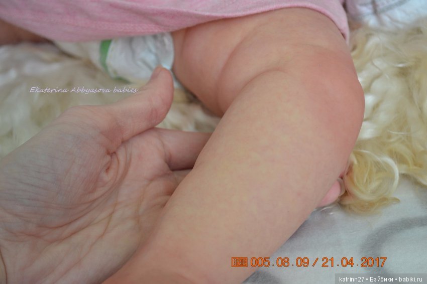 Кукла реборн Надюша, молд Mae-Louise, мастер Ekaterina Abbyasova babies