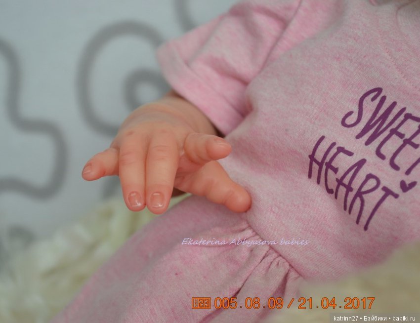 Кукла реборн Надюша, молд Mae-Louise, мастер Ekaterina Abbyasova babies