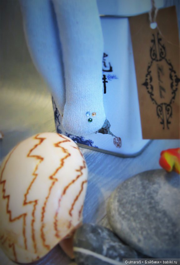 Текстильная авторская кукла (фото 5)