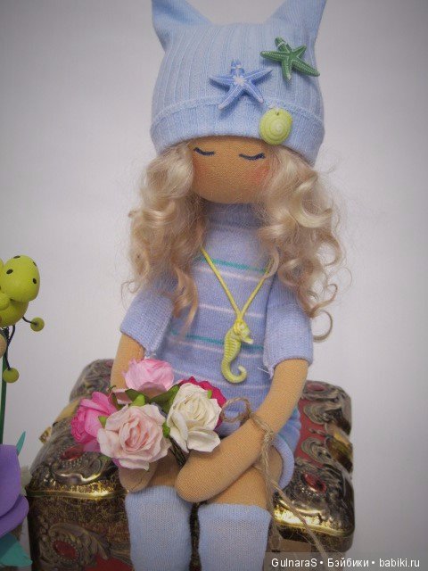 Текстильная авторская кукла (фото 2)