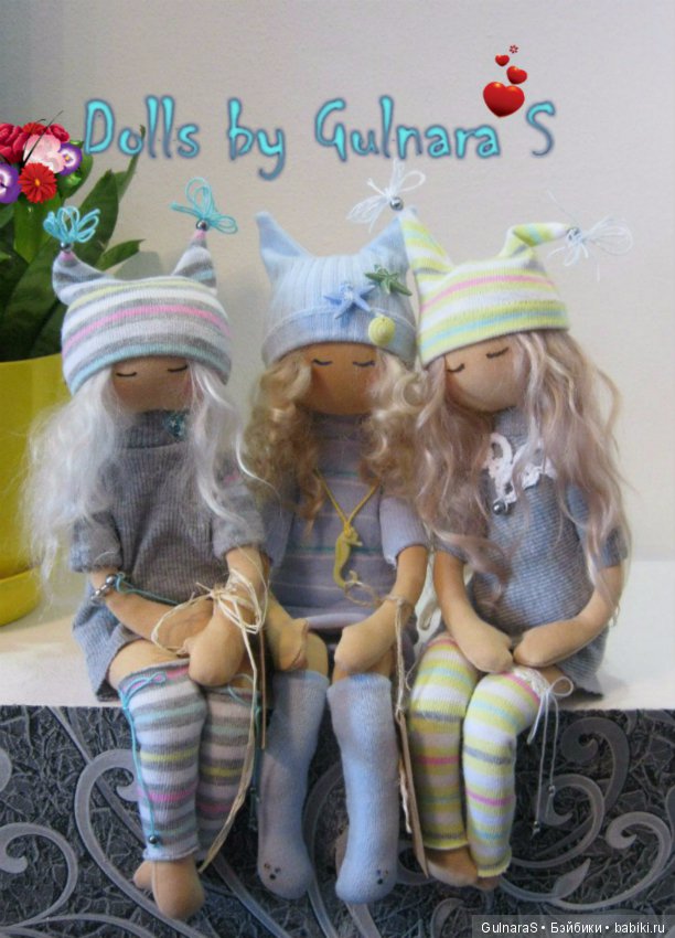 Текстильная авторская кукла (фото 10)