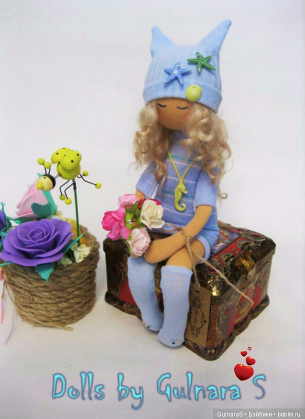 Текстильная авторская кукла (фото 3)