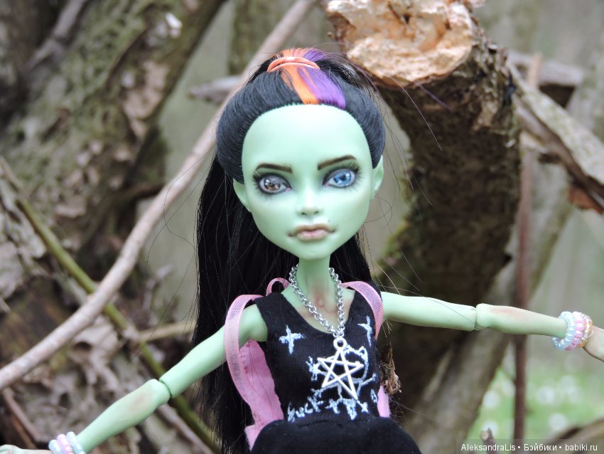 Лесные прогулки — ООАК Monster High и Ever After High: репейнт (фото 6)
