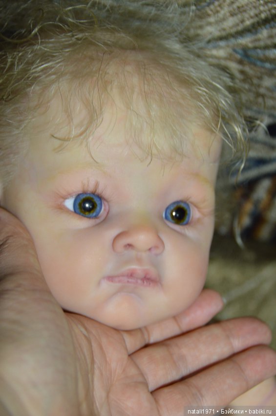 Дея, или нежный одуванчик, малышка реборн Poppet от Adrie Stoete