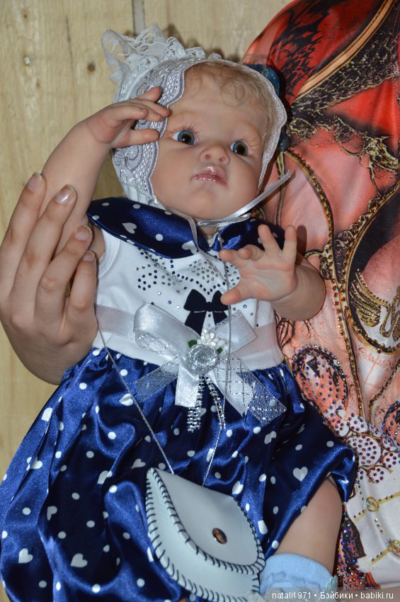 Дея, или нежный одуванчик, малышка реборн Poppet от Adrie Stoete (фото 6)