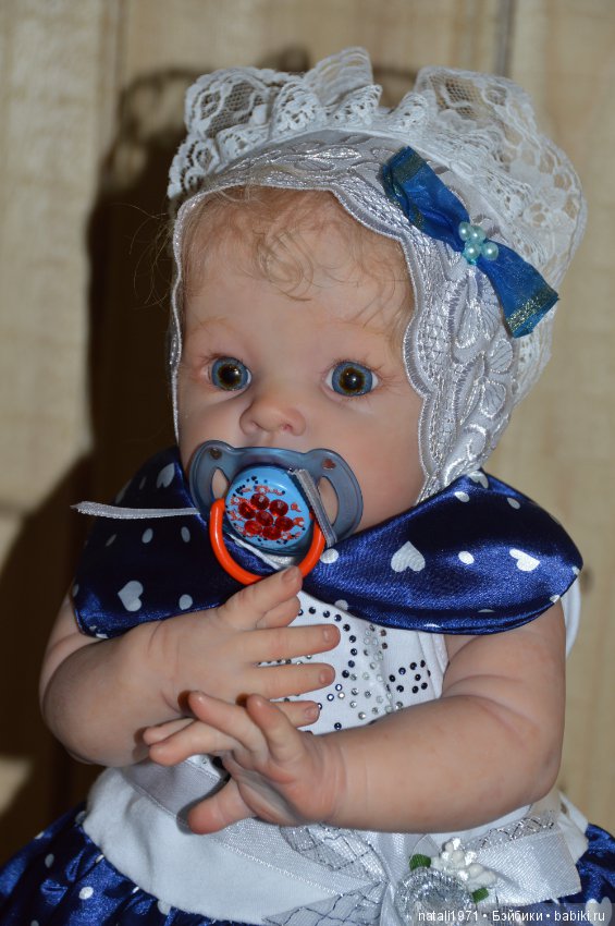 Дея, или нежный одуванчик, малышка реборн Poppet от Adrie Stoete