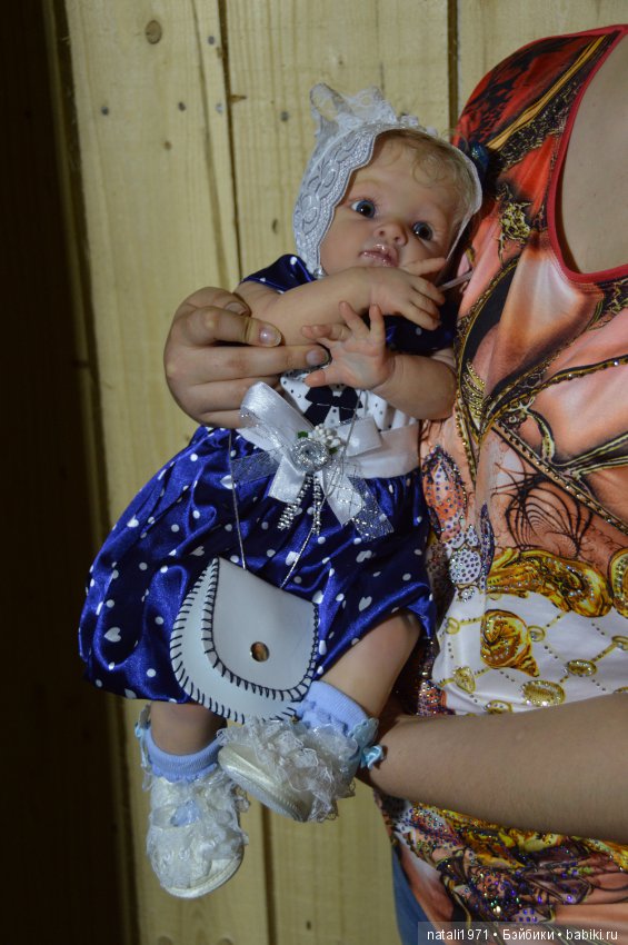 Дея, или нежный одуванчик, малышка реборн Poppet от Adrie Stoete (фото 7)