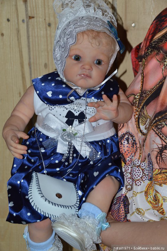 Дея, или нежный одуванчик, малышка реборн Poppet от Adrie Stoete (фото 4)