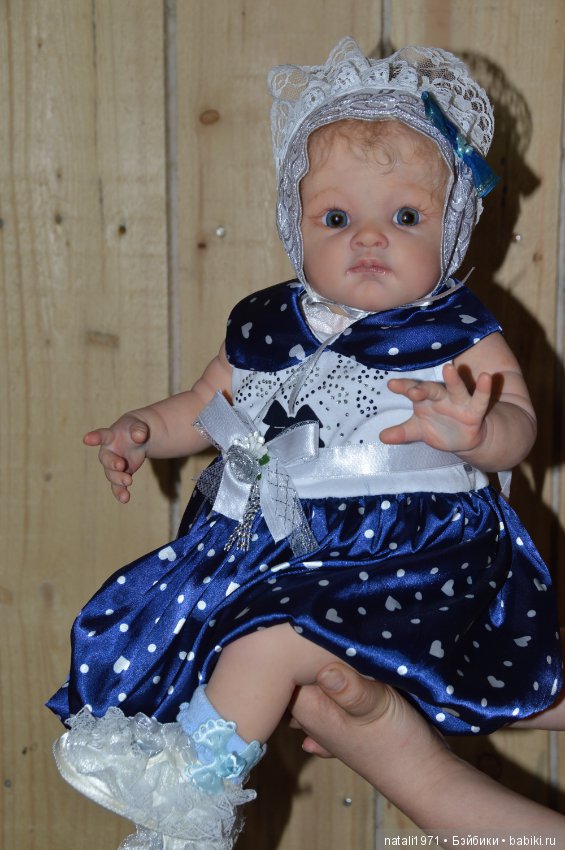 Дея, или нежный одуванчик, малышка реборн Poppet от Adrie Stoete (фото 2)