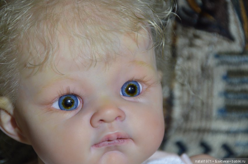 Дея, или нежный одуванчик, малышка реборн Poppet от Adrie Stoete