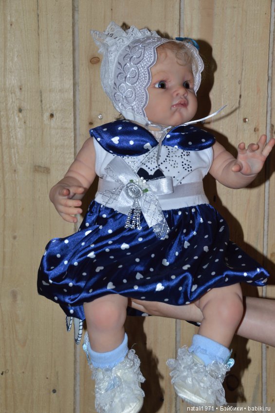 Дея, или нежный одуванчик, малышка реборн Poppet от Adrie Stoete