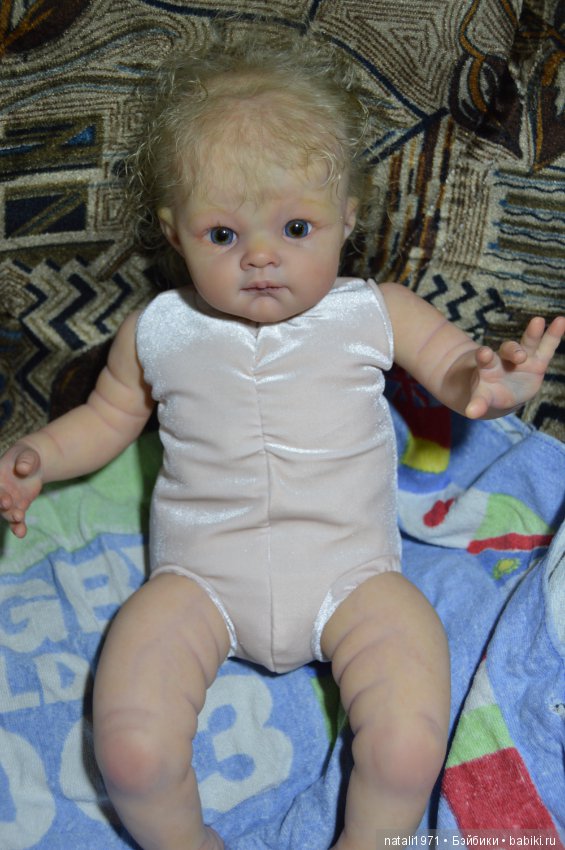 Дея, или нежный одуванчик, малышка реборн Poppet от Adrie Stoete