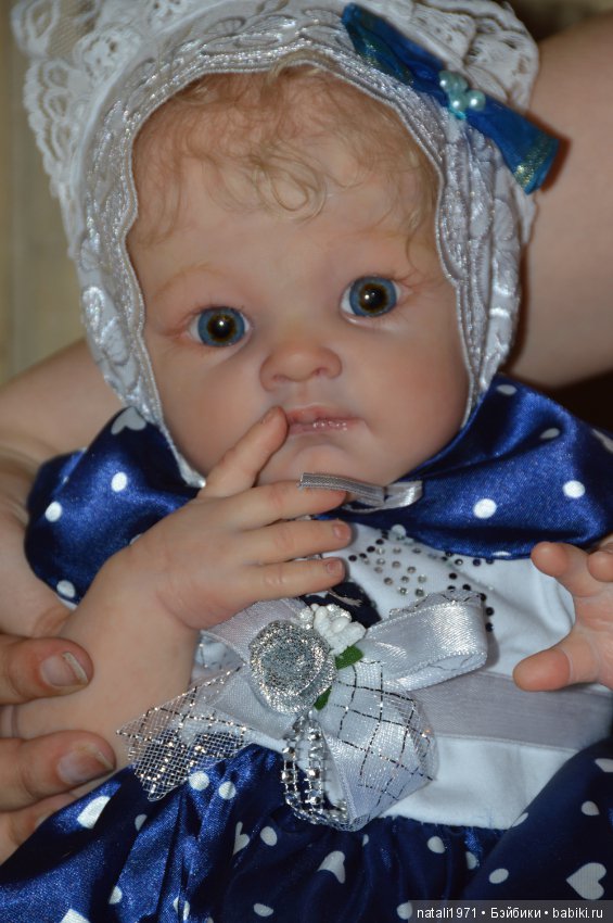Дея, или нежный одуванчик, малышка реборн Poppet от Adrie Stoete