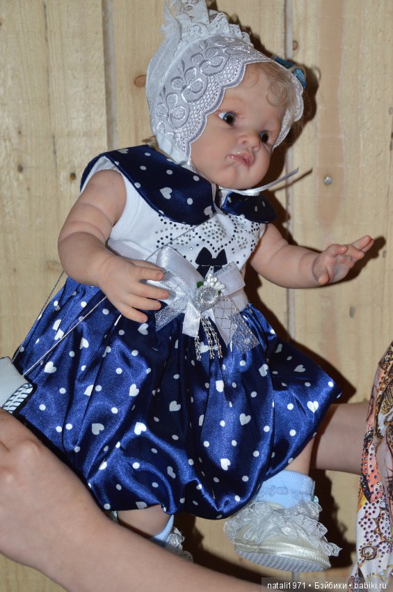 Дея, или нежный одуванчик, малышка реборн Poppet от Adrie Stoete (фото 9)