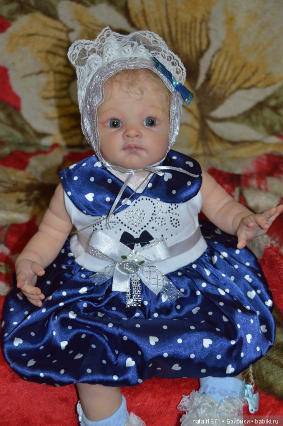 Дея, или нежный одуванчик, малышка реборн Poppet от Adrie Stoete