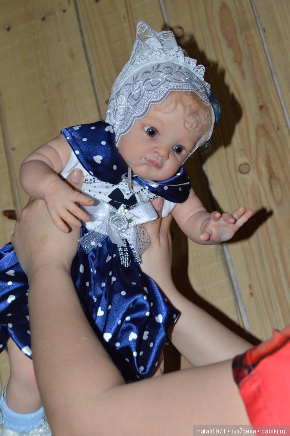 Дея, или нежный одуванчик, малышка реборн Poppet от Adrie Stoete