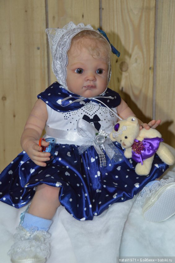 Дея, или нежный одуванчик, малышка реборн Poppet от Adrie Stoete