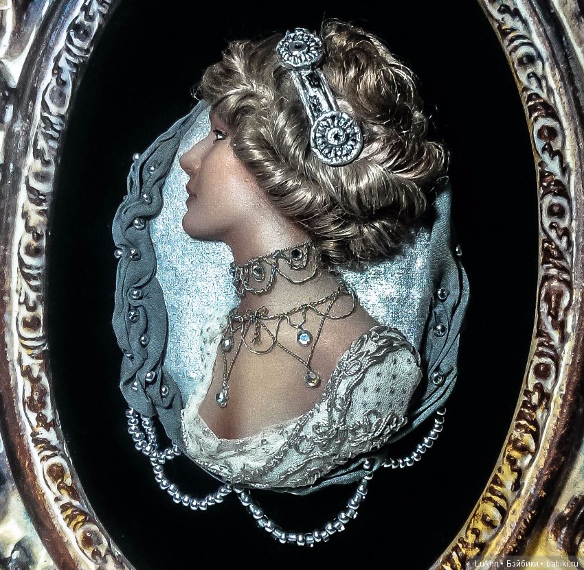 Кукольные скульптурные брошки (фото 10)